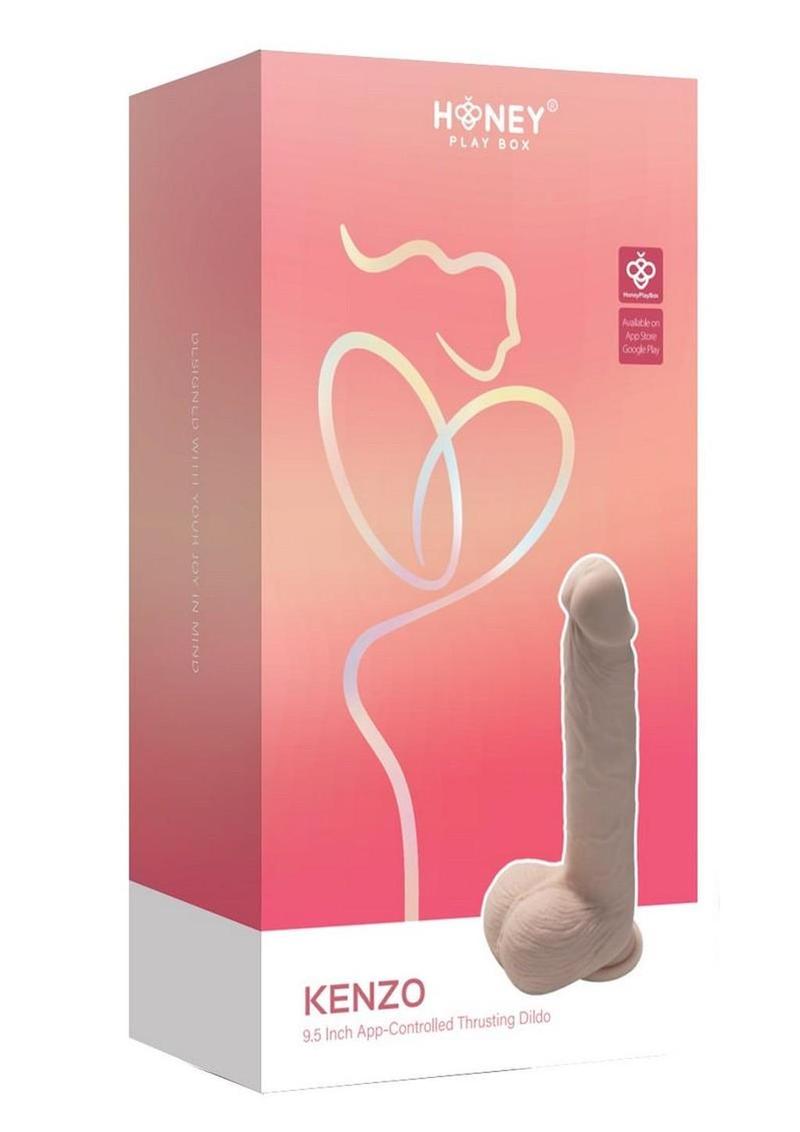 KENZO 9.5″ App-Controlled Thrusting Dildo