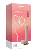 LUIS 8.5” App-Controlled Thrusting Silicone Dildo