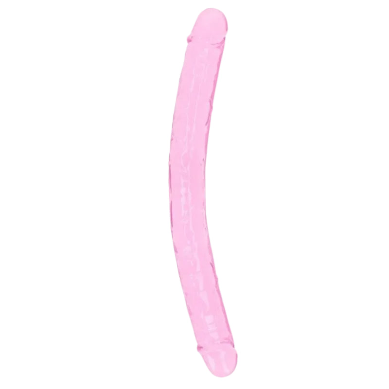 Crystal Clear Double Dong in Pink